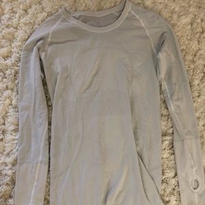 SOLD Lululemon Swiftly long sleeve white size 8